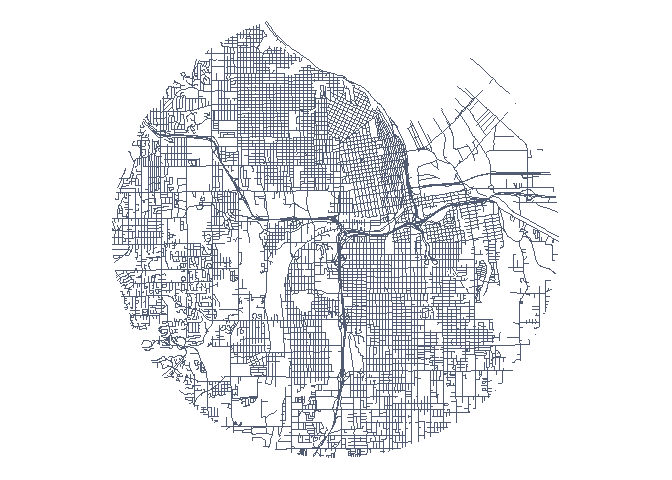 Circular Map Cutouts in R