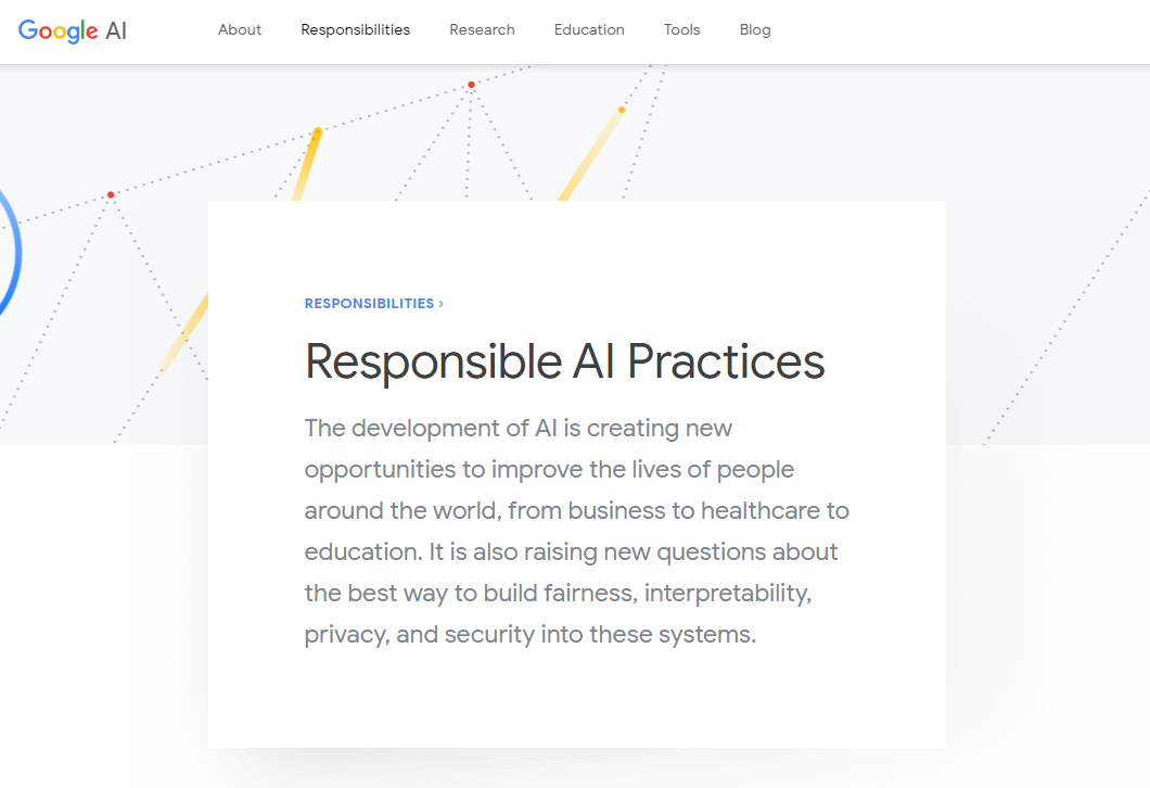 Google’s Responsible AI Practices